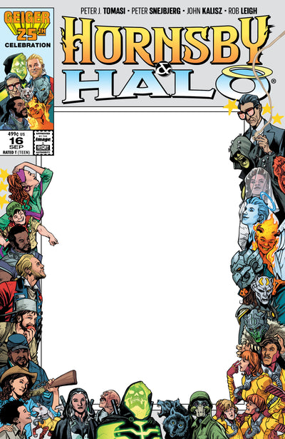 Hornsby & Halo #16 Cover C Blank Sketch Variant