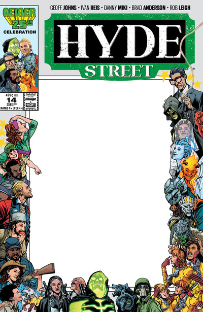 Hyde Street #14 Cover D Blank Sketch Variant