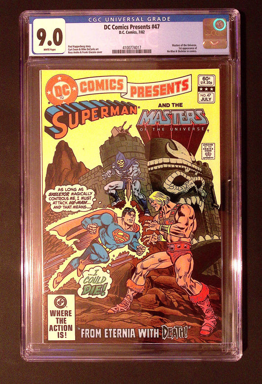 DC Comics Presents #47 CGC 9.0 1982 1st He-Man Skeletor/Masters of the Universe