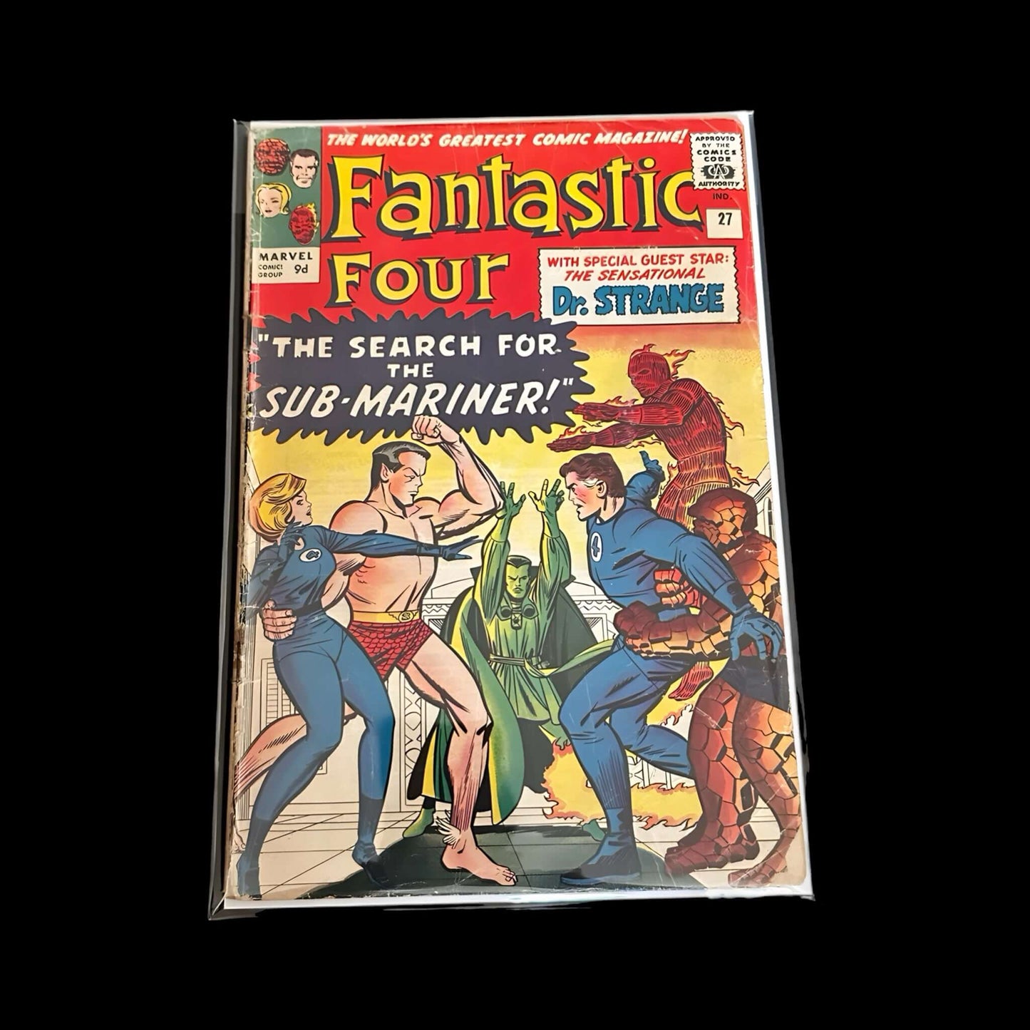 FANTASTIC FOUR #27 1st full cover appearance Dr Strange