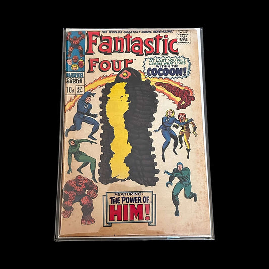 FANTASTIC FOUR #67 1st cameo appearance HIM (Adam Warlock)