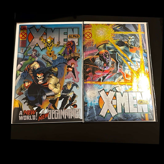 X-Men Alpha & Omega chrome wraparound multiple 1st appearances