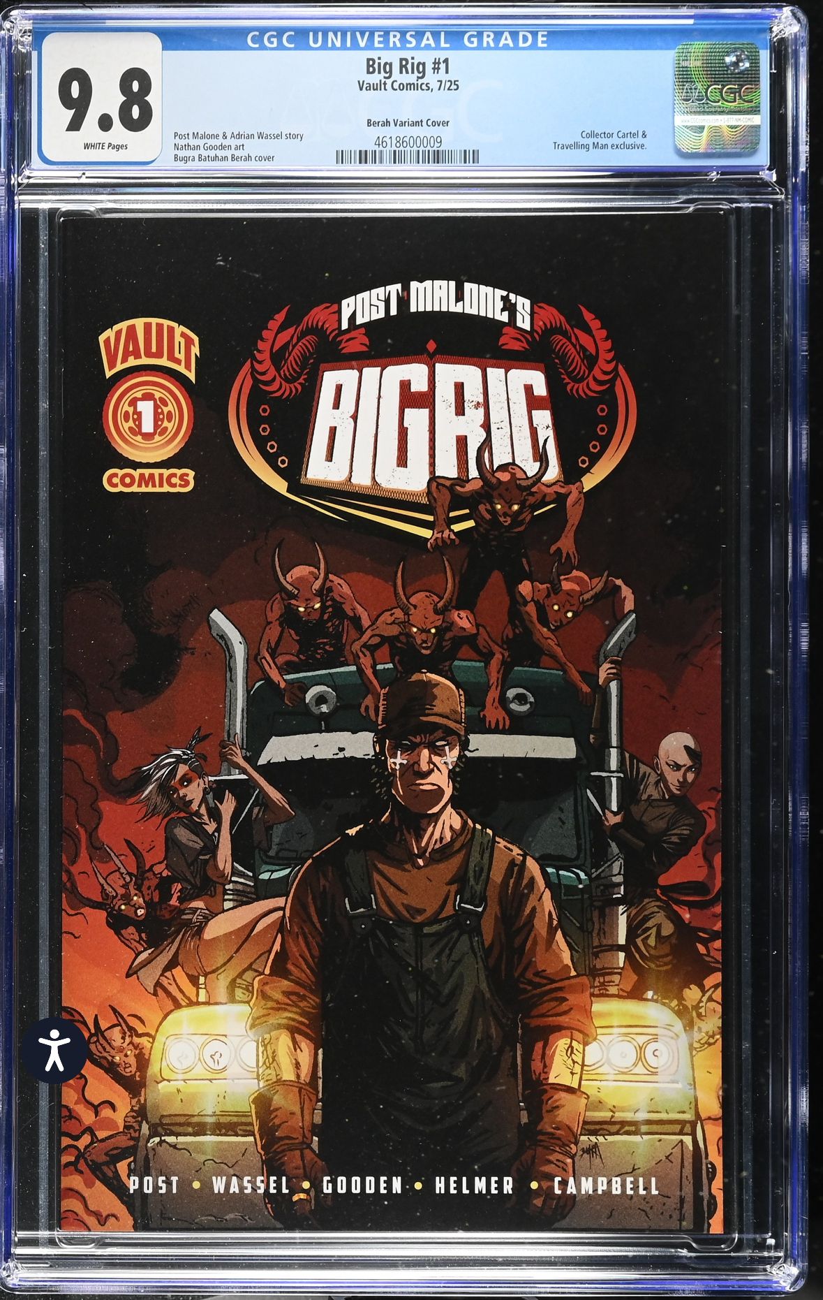 BIG RIG #1 Exclusive – Post Malone Comic Debut | Buğra Cover LTD 500