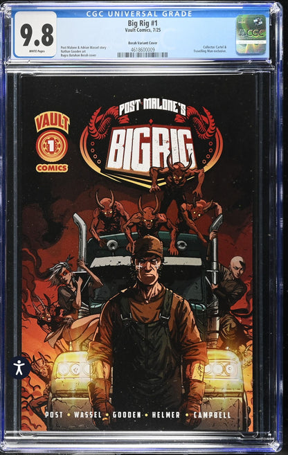 BIG RIG #1 Exclusive – Post Malone Comic Debut | Buğra Cover LTD 500