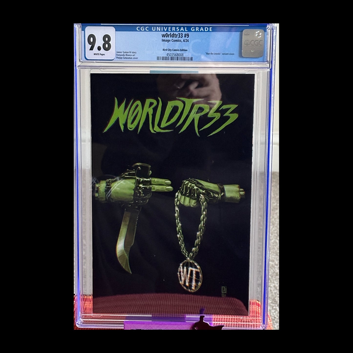 W0rldtr33 #9 Peejay Catacutan “Run The Jewels Homage CGC 9.8