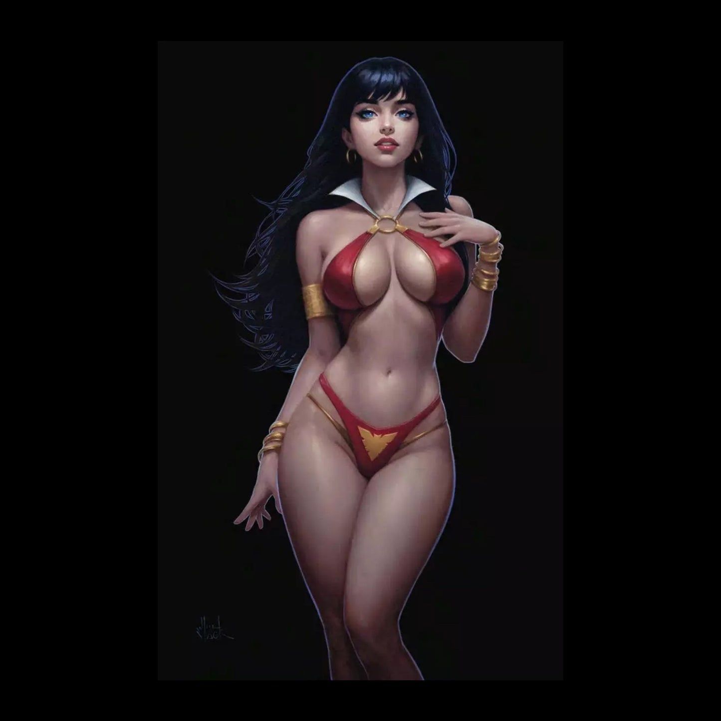 VAMPIRELLA: DARK REFLECTIONS #1 Will Jack Black Virgin Variant LTD To 500