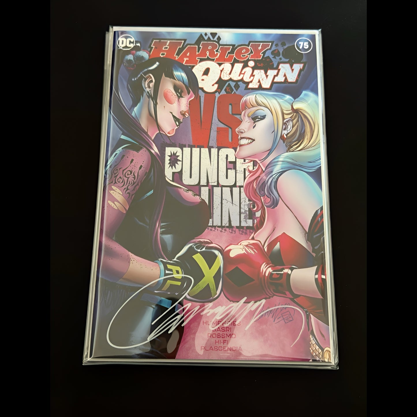 Harley Quinn #75 Cover A J Scott Campbell Exclusive Signed