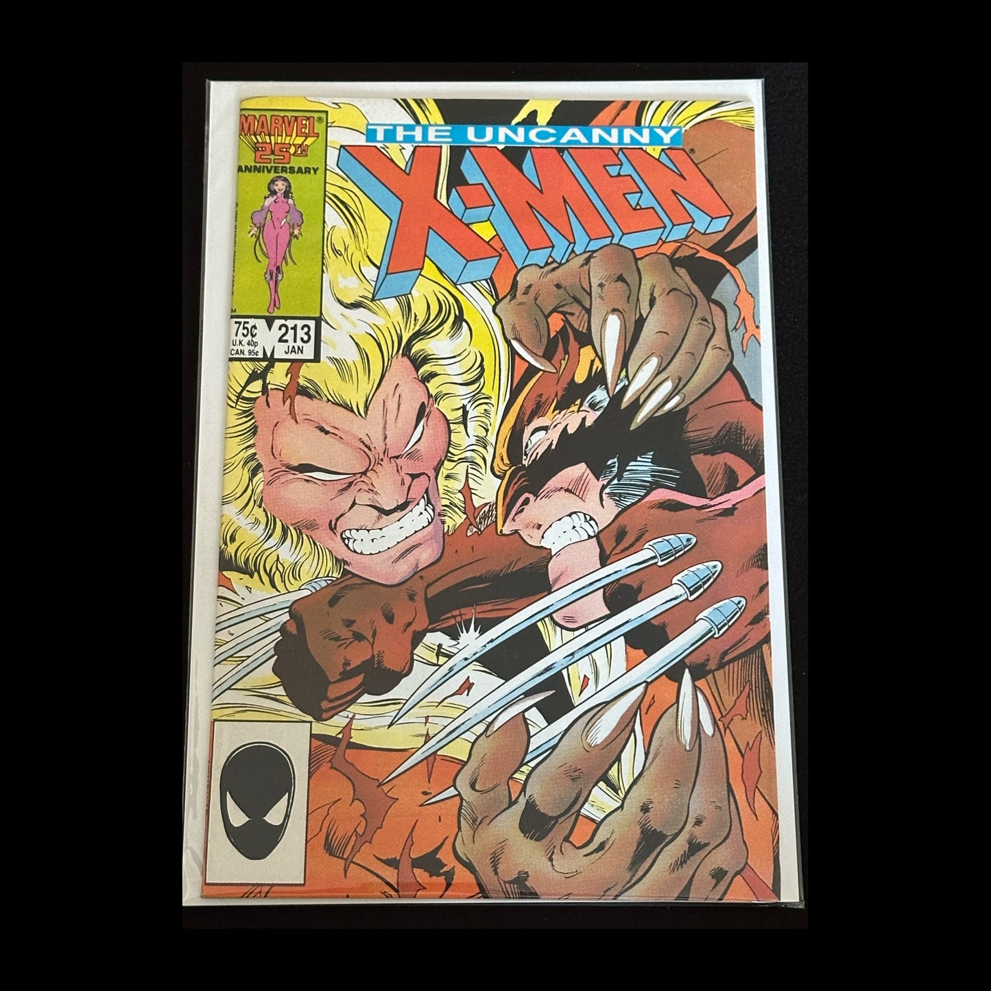 Uncanny X-Men #213 VFN+ 1st cameo Mr Sinister