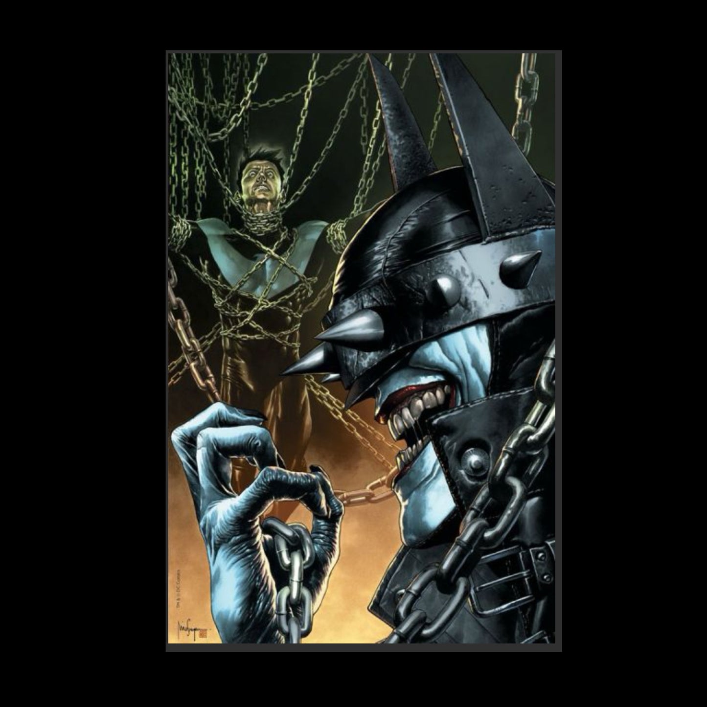 BATMAN WHO LAUGHS #1 MICO SUAYAN B VIRGIN VARIANT FULL COLOR LTD 500