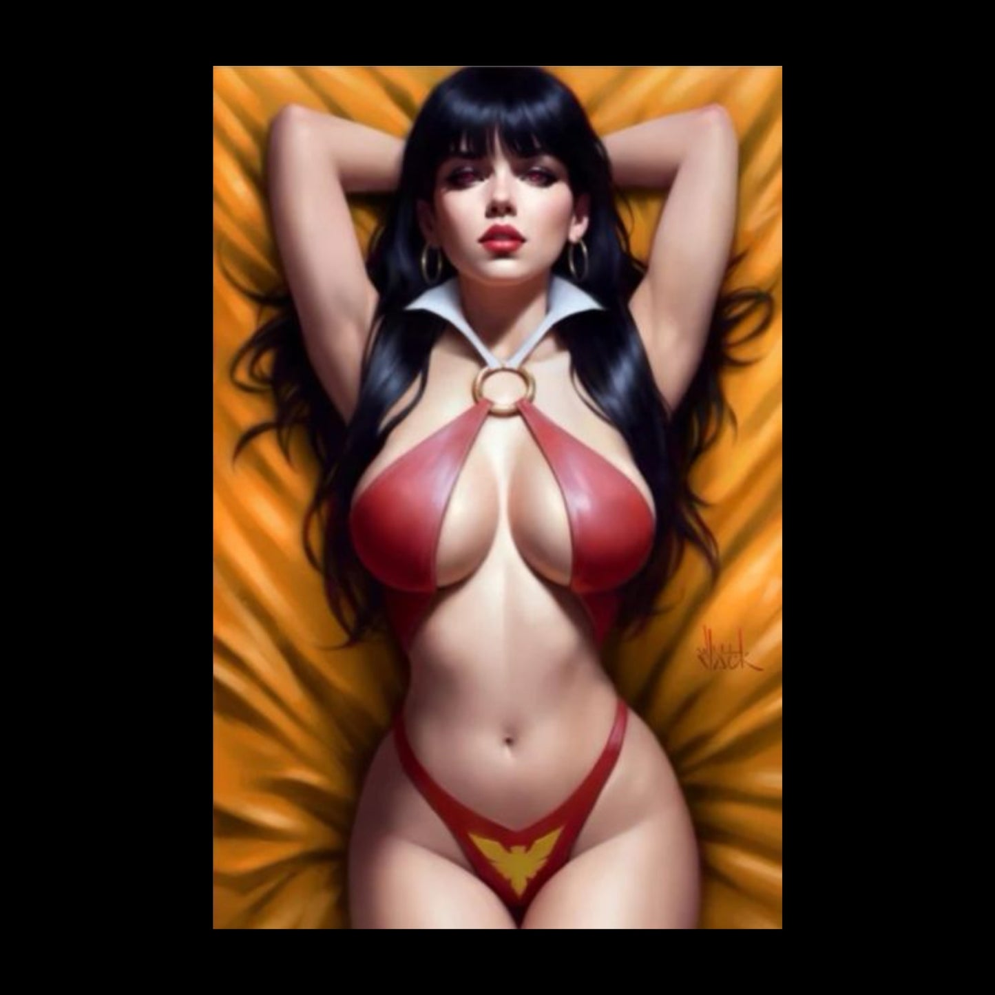 Vampirella vol7 #666 Will Jack Exclusive Gold Virgin Variant (Ltd. 500)