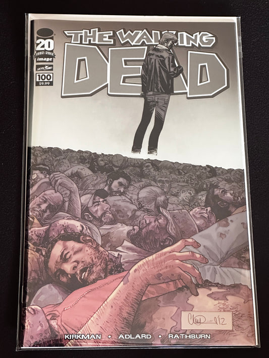 THE WALKING DEAD #100 CHROMIUM WRAP AROUND EDITION 2012