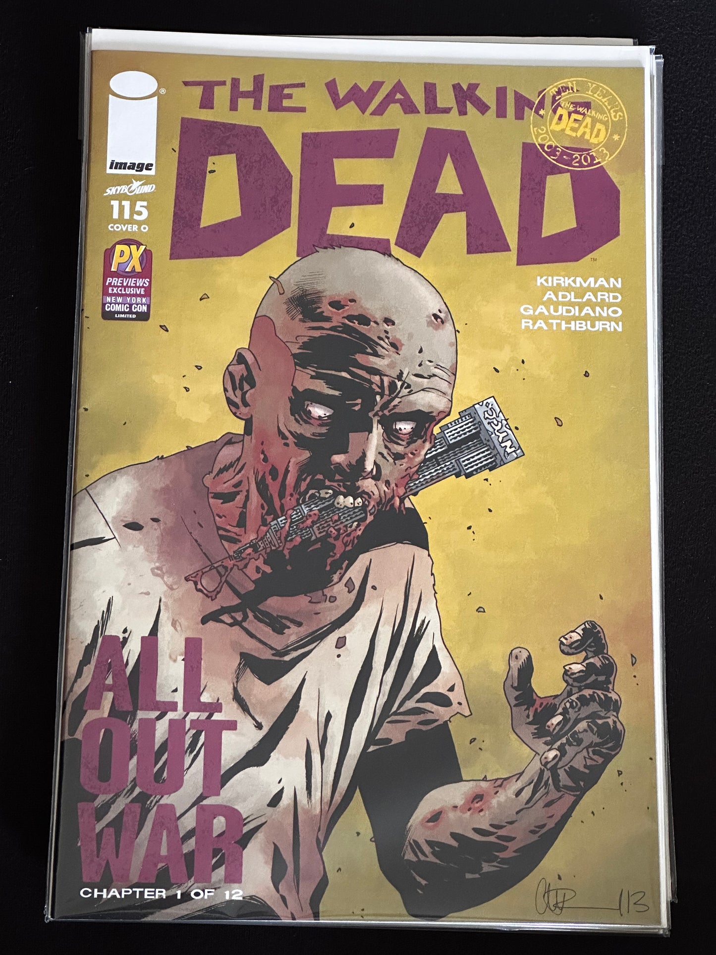 THE WALKING DEAD #115 NYCC CONVENTION EXCLUSIVE LTD