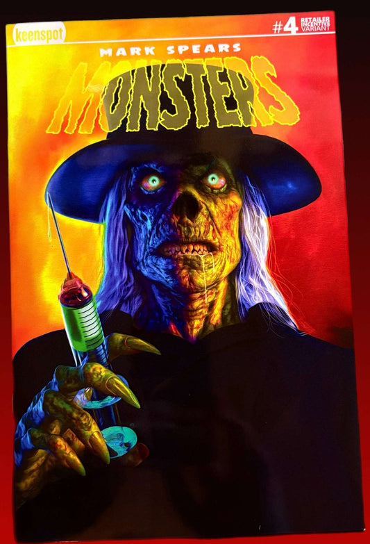 Mark Spears Monsters #4 – 1:25 Retailer Incentive Variant (Doctor Creepy Cover) 34 Exclusive Comics | US Variants Shipped from the UK Redsters Comics Redsters Comics