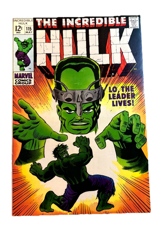 The Incredible Hulk #115 – “Lo, The Leader Lives!” (1969) 14 Vintage Comics UK | Key Marvel & DC Issues from Silver & Bronze Age Redsters Comics Redsters Comics