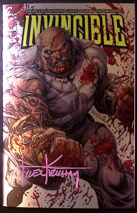 Invincible #1 Tyler Kirkham SDCC Foil Exclusive Limited 1400 artist signed comic book cover