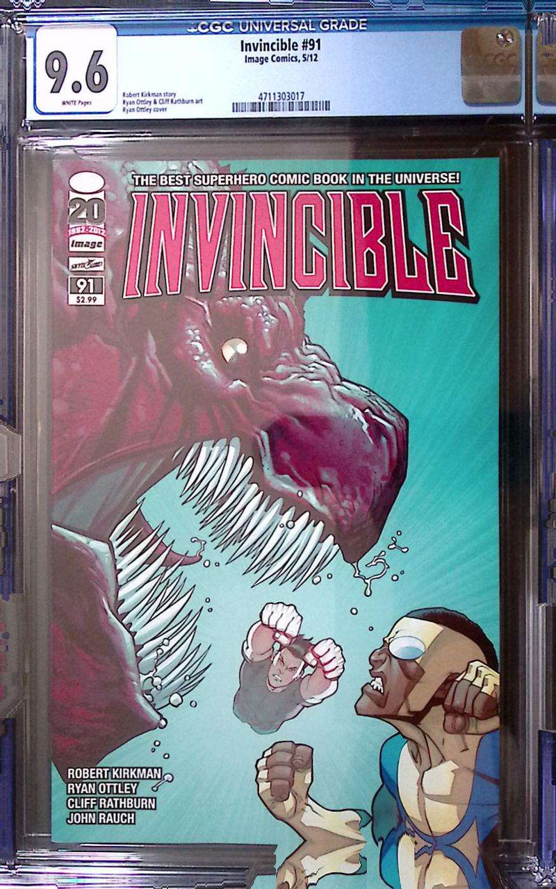 Invincible #91 CGC 9.6 White Pages – New Invincible Era