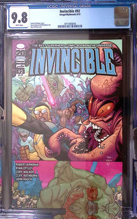 Invincible #92 CGC 9.8 White Pages Image Comics Robot Monster Girl storyline