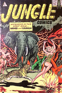 Jungle Comics #9 1958 I.W. Publishing Super Comics L.B. Cole cover VG 4.0