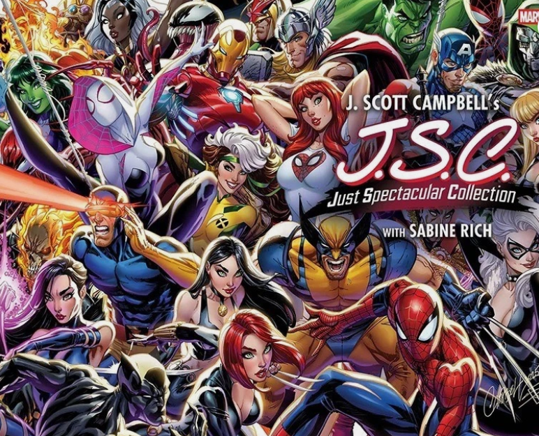 Just Spectacular Collection #1 Oversized Cover A J Scott Campbell