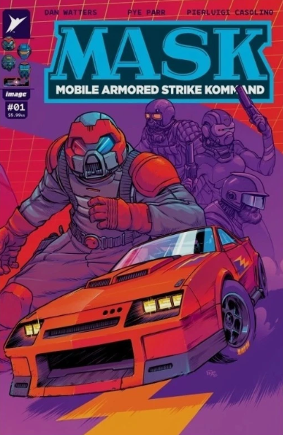M.A.S.K. #1 Cover A Pye Parr Wraparound comic book cover