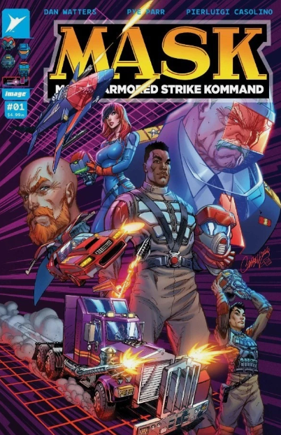 M.A.S.K. #1 Cover B J. Scott Campbell & Sabine Rich Variant