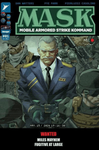 M.A.S.K. #1 Cover G 1:25 Kael Ngu Incentive Variant
