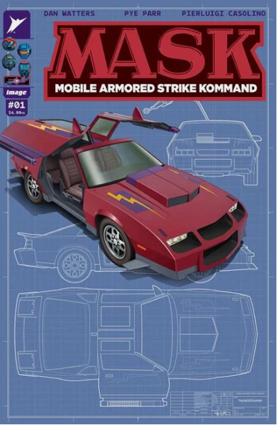 M.A.S.K. #1 Cover H 1:50 E.J. Su Incentive Variant