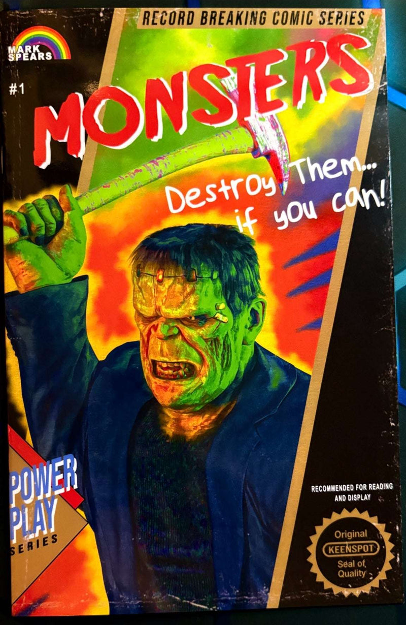 MARK SPEARS MONSTERS #1 3RD PRINT FRIDAY THE 13TH NES VIDEO GAME HOMAGE 1:20