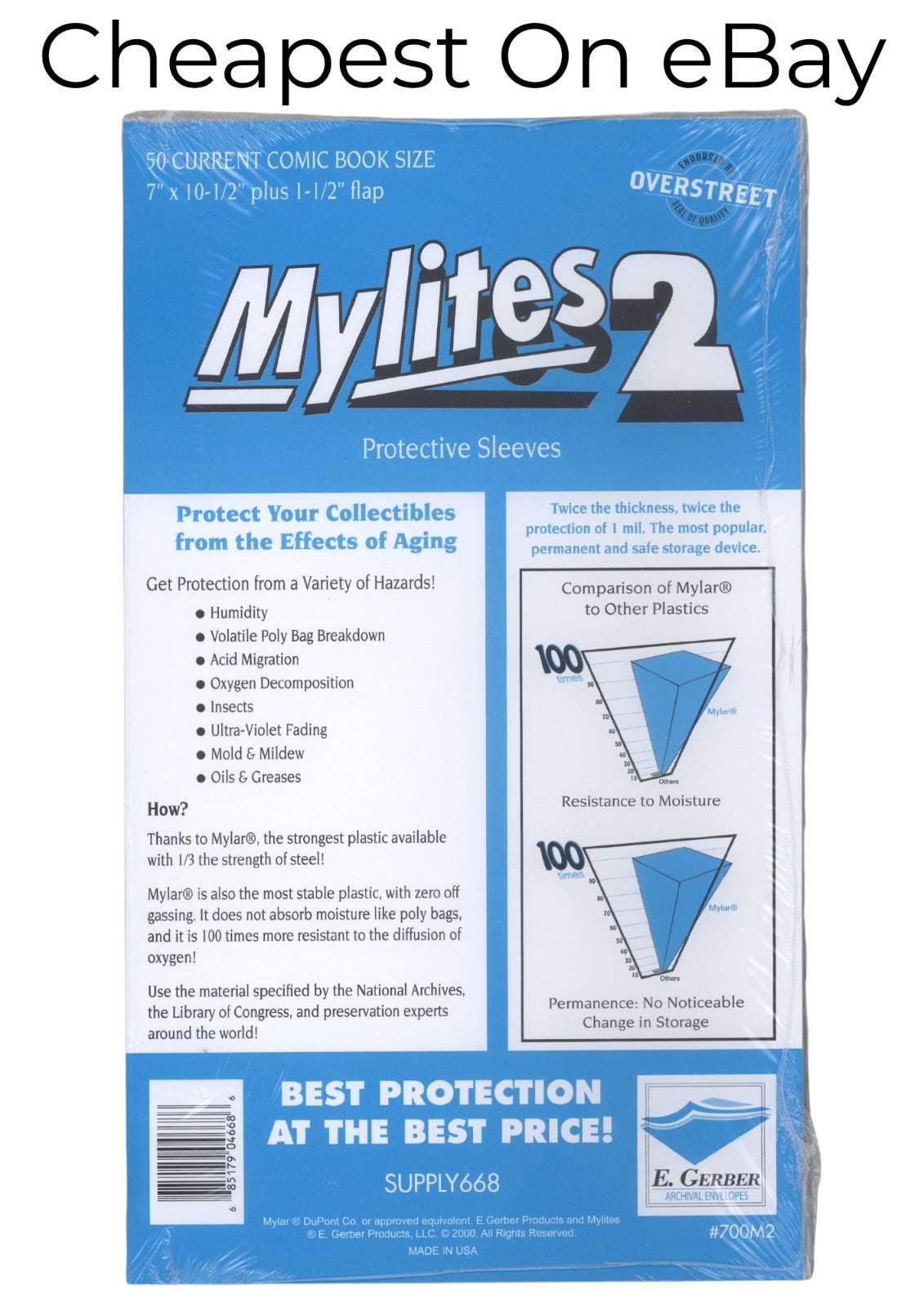 Mylites2 – Current Size (SUPPLY668) 24 Comic Supplies Redsters Comics Redsters Comics