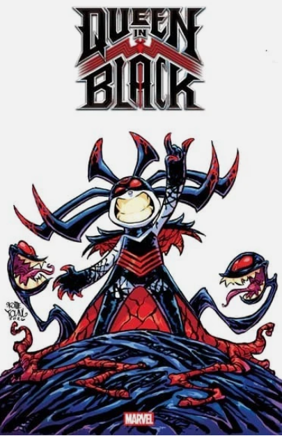 Queen in Black #1 – Cover E Skottie Young Variant – Marvel Comics – 2026
