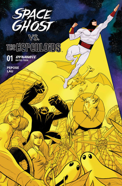 Space Ghost vs the Herculoids #1 Cover B Drew Moss Variant