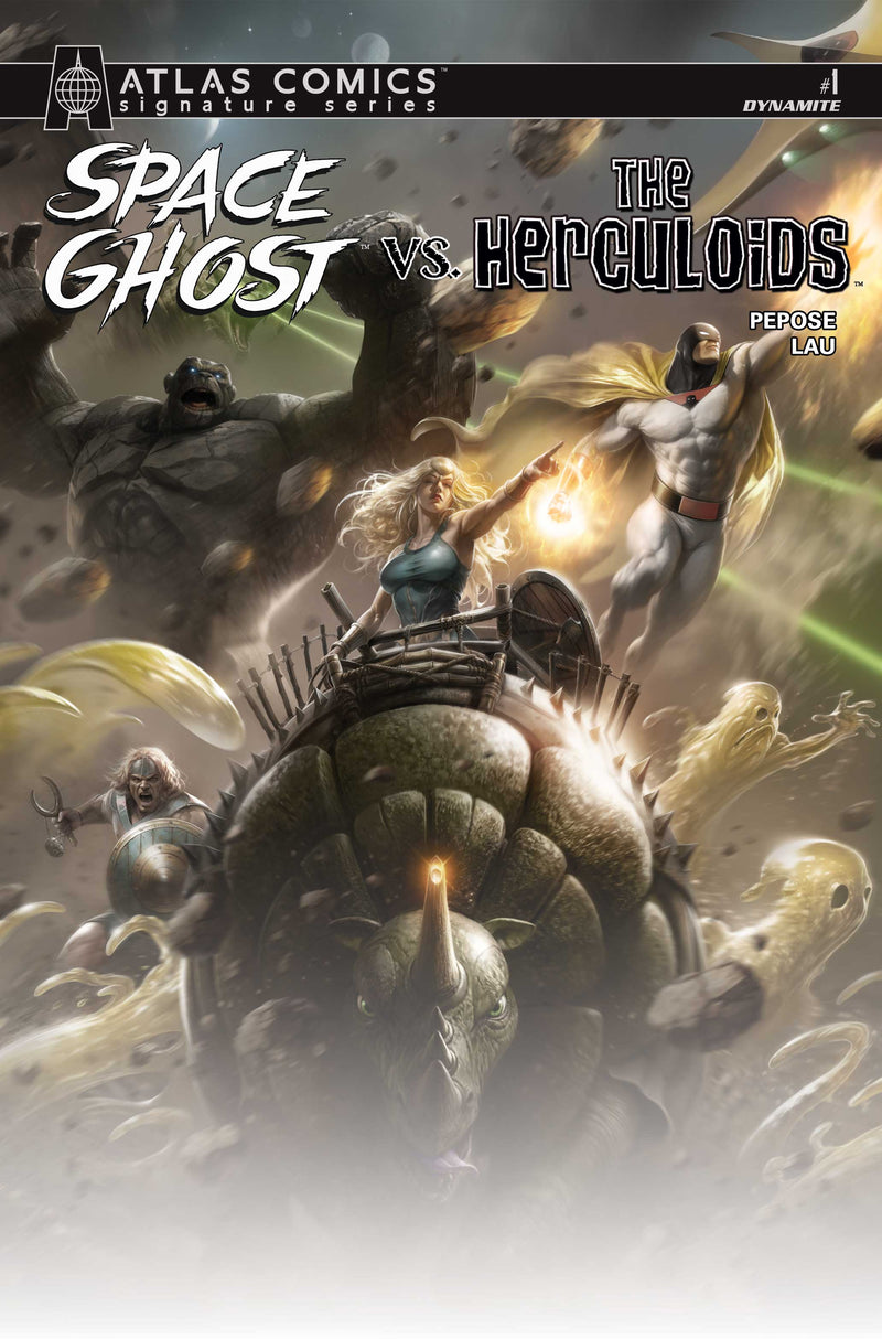 Space Ghost vs the Herculoids #1 Cover J Francesco Mattina Atlas Edition Signed by David Pepose Variant