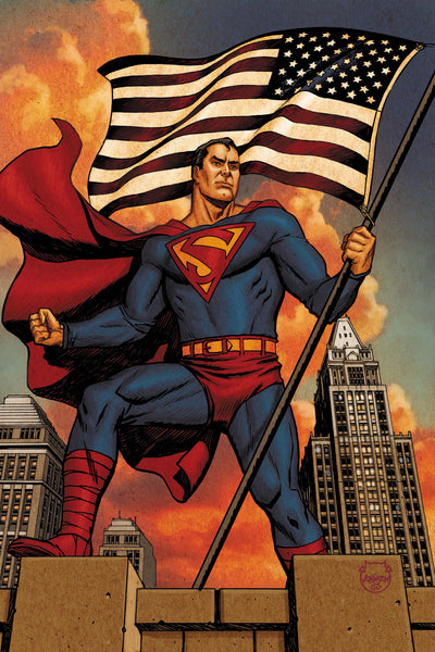 Superman the Stranger #1 (of 6) Cover B Dave Johnson Card Stock Variant (Mr)