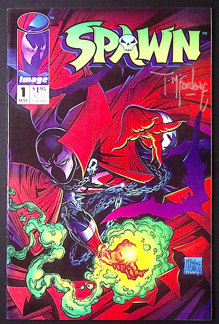 Spawn #1 – Signed by Todd McFarlane – Estimated NM-
