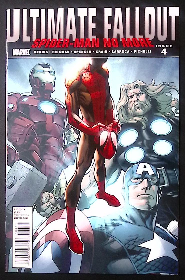 Ultimate Fallout #4 FN+ 1st Print – 1st Appearance of Miles Morales