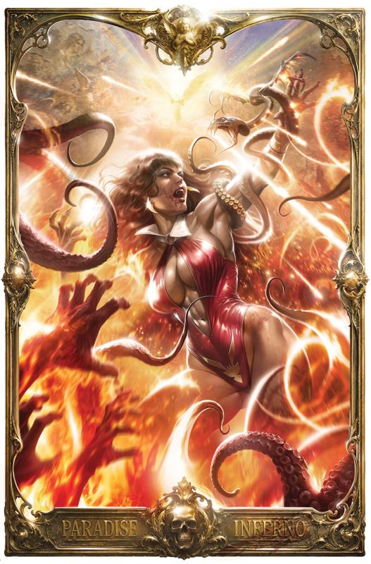 VAMPIRELLA PARADISE #1 CVR H FRANCESCO MATTINA METAL PREMIUM VAR