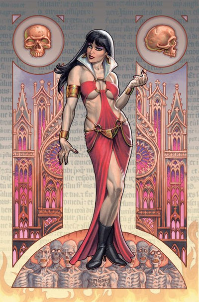 VAMPIRELLA PARADISE #1 CVR I JOSEPH MICHAEL LINSNER LTD VIRGIN VAR