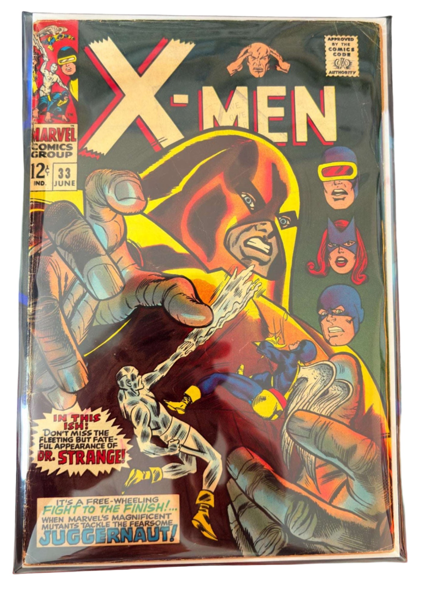 X-Men #33 (1967) – Juggernaut Cover, CCA Replacement | GD/VG 3.5/4.0 60 Vintage Comics UK | Key Marvel & DC Issues from Silver & Bronze Age Redsters Comics Redsters Comics