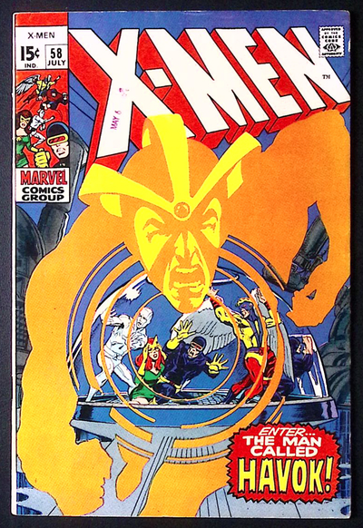 X-Men #58 – 1st Appearance of Havok – Estimated FN-