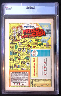 Ghost Rider #1 CGC 5.0 – 1st Appearance of Daimon Hellstrom 300 CGC Graded Comic Marvel Comics Redsters Comics
