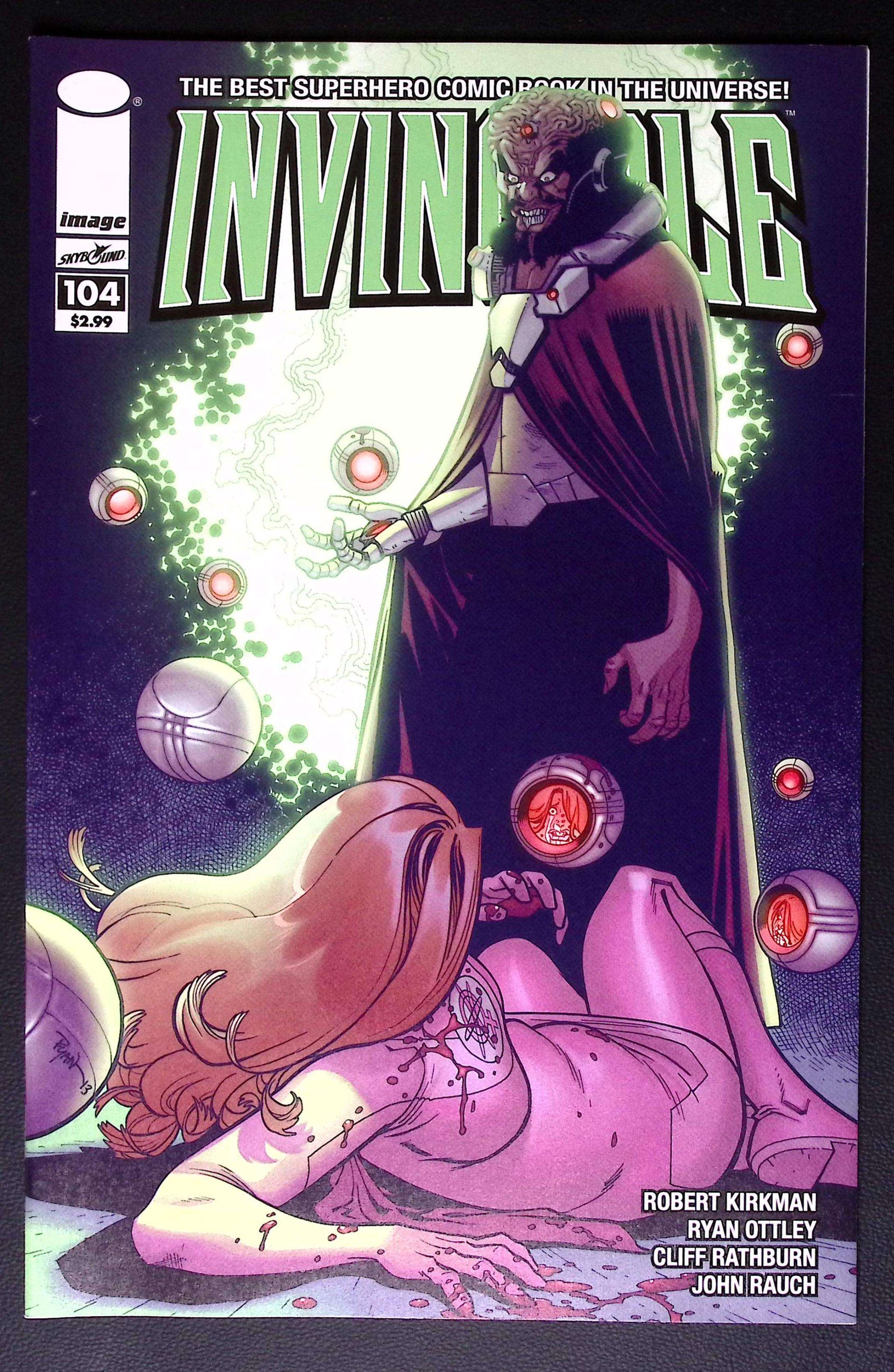 Invincible #104 (2013) Image Comics | First Print | Late-Series Issue 40 Comic Book UK Comic Exclusives & Rare Variants – Foils & Incentives | Redsters Comics Image Comics Redsters Comics