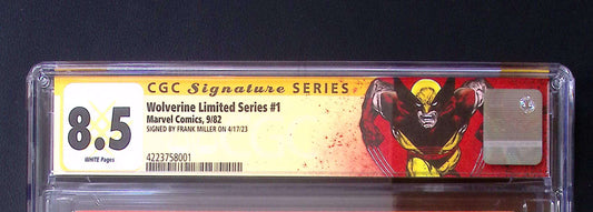 Wolverine #1 (1982) Limited Series CGC Signature Series – Frank Miller Signed 280 CGC Signature Series Comic CGC Graded Comics for Sale in the UK Marvel Comics Redsters Comics