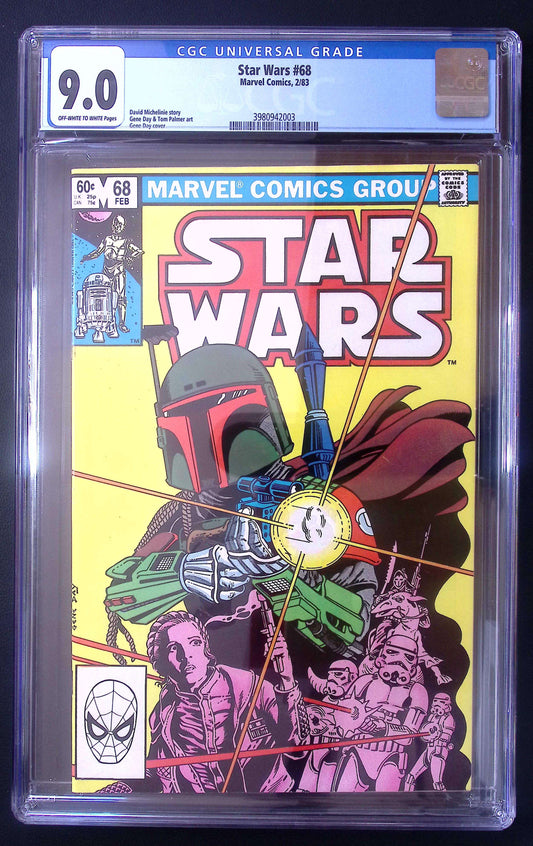 Star Wars #68 (1983) CGC 9.0 OW/WP | Marvel Comics Bronze Age 135 CGC Graded Comic CGC Graded Comics for Sale in the UK Marvel Comics Redsters Comics