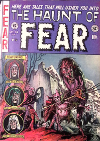The Haunt of Fear #14 (1952) – Classic Graham Ingels Cover – Old Witch Origin – GD 2.0