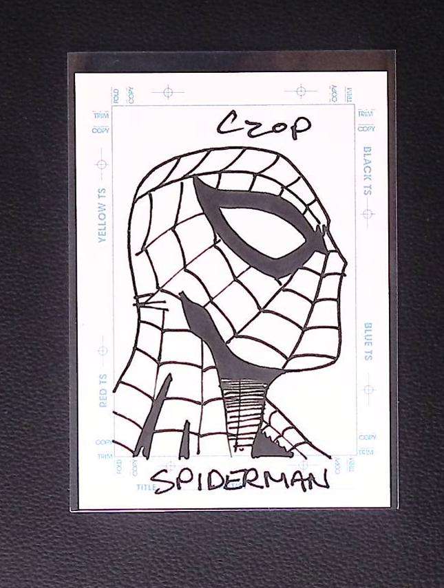 1998 Skybox Marvel Creators Collection Sketchagraph – Spider-Man by John Czop 220 Sketch card Graded Comic Cards UK | PSA 10 & CGC Marvel Cards For Sale Marvel Redsters Comics