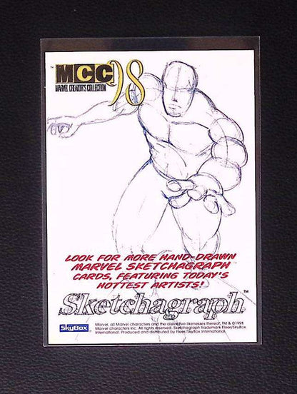 1998 Skybox Marvel Creators Collection Spider-Man Sketchagraph – John Czop Original Art #2 239 Trading card Graded Comic Cards UK | PSA 10 & CGC Marvel Cards For Sale Marvel Redsters Comics