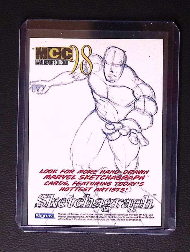1998 Skybox Marvel Creators Collection Wolverine Sketchagraph – John Czop Original Art 239 Sketch card Graded Comic Cards UK | PSA 10 & CGC Marvel Cards For Sale Marvel Redsters Comics