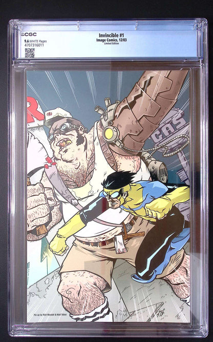 Invincible #1 CGC 9.6 – Larry’s Wonderful World Variant – Image Comics 2003 295 CGC Graded Comic CGC Graded Comics UK | Buy Certified CGC Slabbed Comics Image Comics Redsters Comics