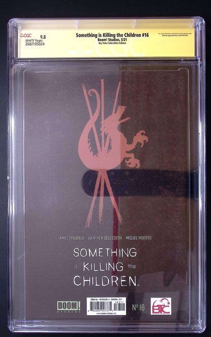 Something Is Killing The Children #16 CGC 9.8 SS Mico Suayan Virgin Variant 165 CGC Graded Comic CGC Graded Comics UK | Buy Certified CGC Slabbed Comics BOOM Studios Redsters Comics