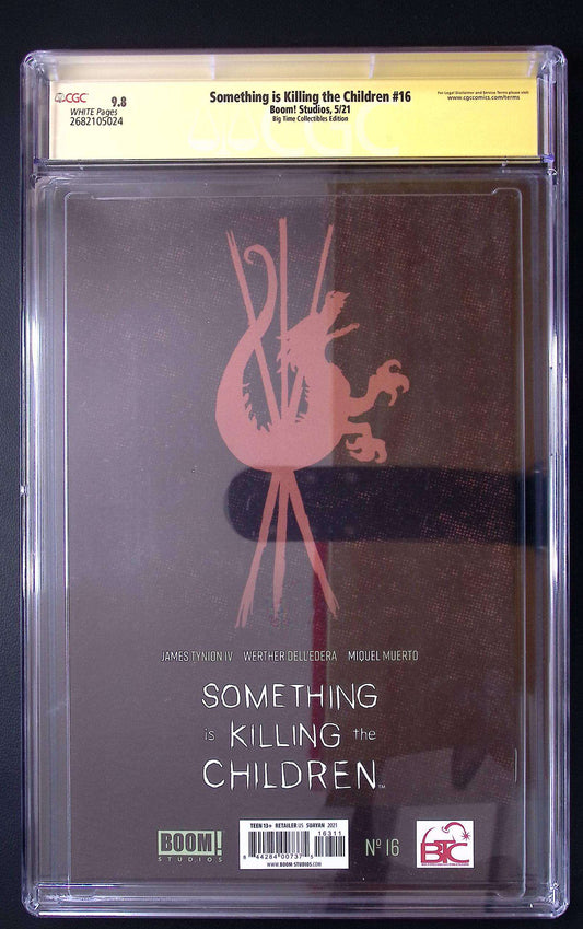 Something Is Killing The Children #16 CGC 9.8 SS Mico Suayan Virgin Variant 165 CGC Graded Comic CGC Graded Comics UK | Buy Certified CGC Slabbed Comics BOOM Studios Redsters Comics